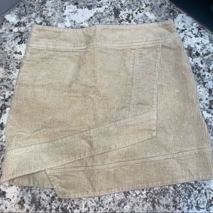 Amaryllis corduroy mini skirt